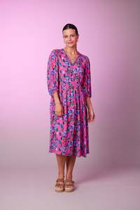 Newport Cypress Dress - Cypress Print