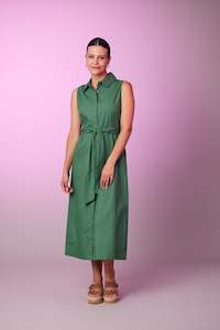 Newport Brinley Shirt Dress - Forest