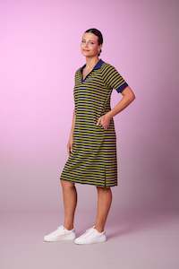 Newport Jerico Stripe Dress - Navy Stripe