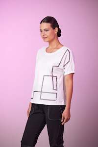 Newport: NEWPORT SATELLITE TEE - WHITE