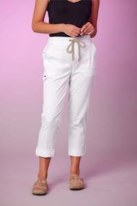 NEWPORT CAIRO PANT - WHITE