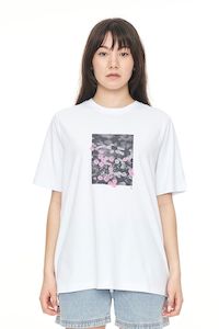 Huffer Relax Tee 220/flower Bed - White