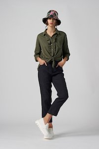 Madly Sweetly Wistful Shirt - Palm Green