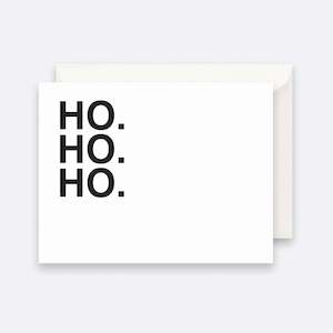 Non-store-based: GREETING CARDS | HO HO HO