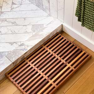 Handcrafted Wooden Bath Mat | Rimu