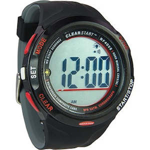 Marine equipment: Ronstan Clear Start Sailing Watch, 50mm, Black Grey (RF4055A)