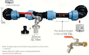 IBC Tank connector kit 20mm