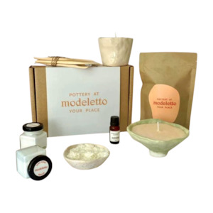 Mindful Activities: Candle & Holder Pottery Kit