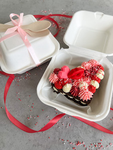 Valentines Bento Heart Wildflower Cakery