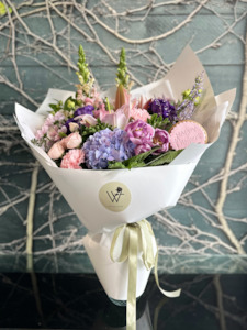 Mother's Day Blush Pink Bouquet With A Free Cookie