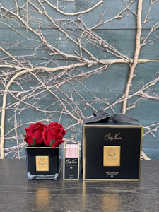 V Day: Cote Noire Couture - Small Carmine Red Rose Buds