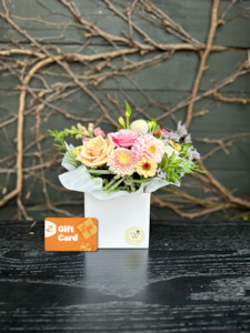 B Day Flowers: Mini Posie With A Z Energy Gift Card