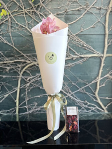 Mothers Day Flowers: Orchid & Chocolate