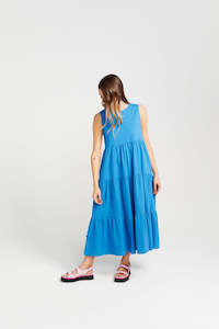 Womenswear: Twirling Dress - Marine