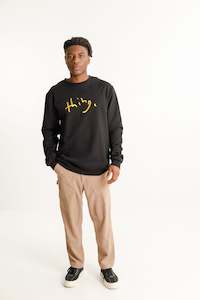 Title Crew - Sale - Black with Gold Thing Embroidery