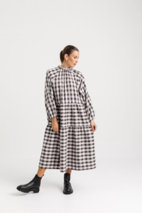 Womenswear: Paradise Dress - Sale - Soft Pink Check