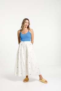 Womenswear: Clara Button Skirt - Sale - Garden Party