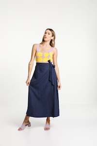 Womenswear: Liberty Skirt - Sale - Slinky Navy