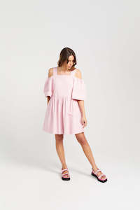 Womenswear: Cut Off Dress - Candy Floss