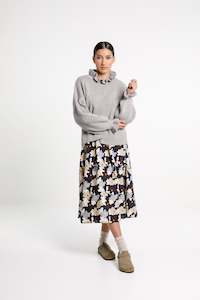 Womenswear: Ruffle Emma Jumper - Sale - Grey