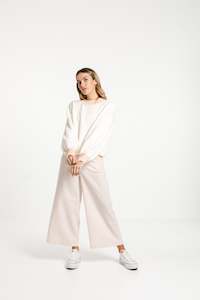 Womenswear: Cotton Cleo Jumper - Sale - Peachy Milk