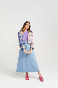 Womenswear: Clemmie Coat - Rainbow