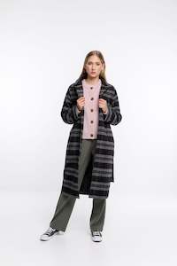 Womenswear: Clement Coat - Sale - Black Check