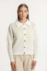 Womenswear: Tranquil Cardigan - Sale - Unbleached