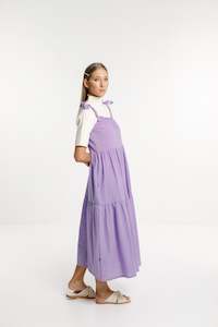 Womenswear: Tie Up Ziggy Dress - Sale - Purple Rose