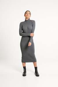 Turtle Neck Dress - Sale - Ash