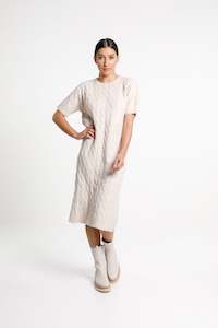 Womenswear: Serena Dress - Sale - Oat