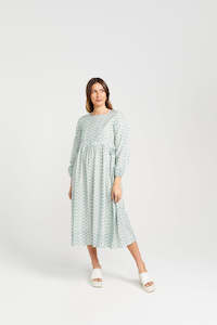 Womenswear: Nellie Dress - Malachite Bloom