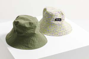 Reversible Bucket Hat -  Ivy/Checks