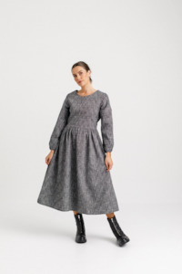 Womenswear: Pippie Dress - Sale - Black Grain