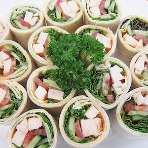 Smoked Chicken and Lettuce Wraps