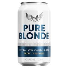 Pure Blonde Ultra Low Carb Lager 6 Pack 330mL Cans (New)