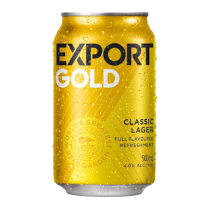 Export Gold 4% 500mL Cans (New)