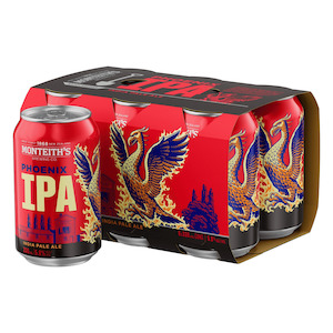 Monteiths Phoenix IPA 6 Pack 330mL Cans