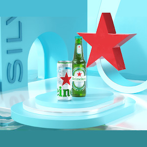 Heineken Silver Low Carb 12 Pack 330mL Cans