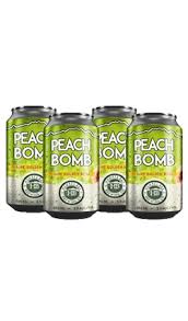 Liquor store: Peach Bomb 5% 4 Pack 330mL Can