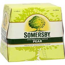 Somersby Pear Cider 4.5% 12 Pack 330mL Bottles