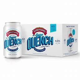 Emersons Super Quench 6 Pack 330mL Cans