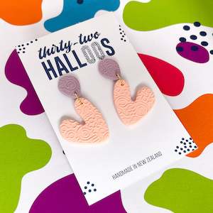 Heart Dangle - Subtle Hints - Peach