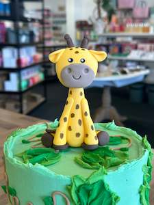 Giraffe - Fondant Cake Topper