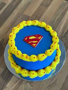 Superman Cabinet Cake