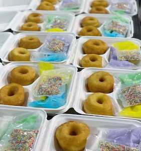 Decorate a donut box!