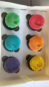 Rainbow Cupcakes