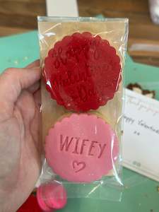 Personalised Valentines Cookie Pack