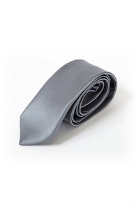 04 Charcoal Satin Tie