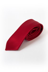 03 Cherry Satin Tie